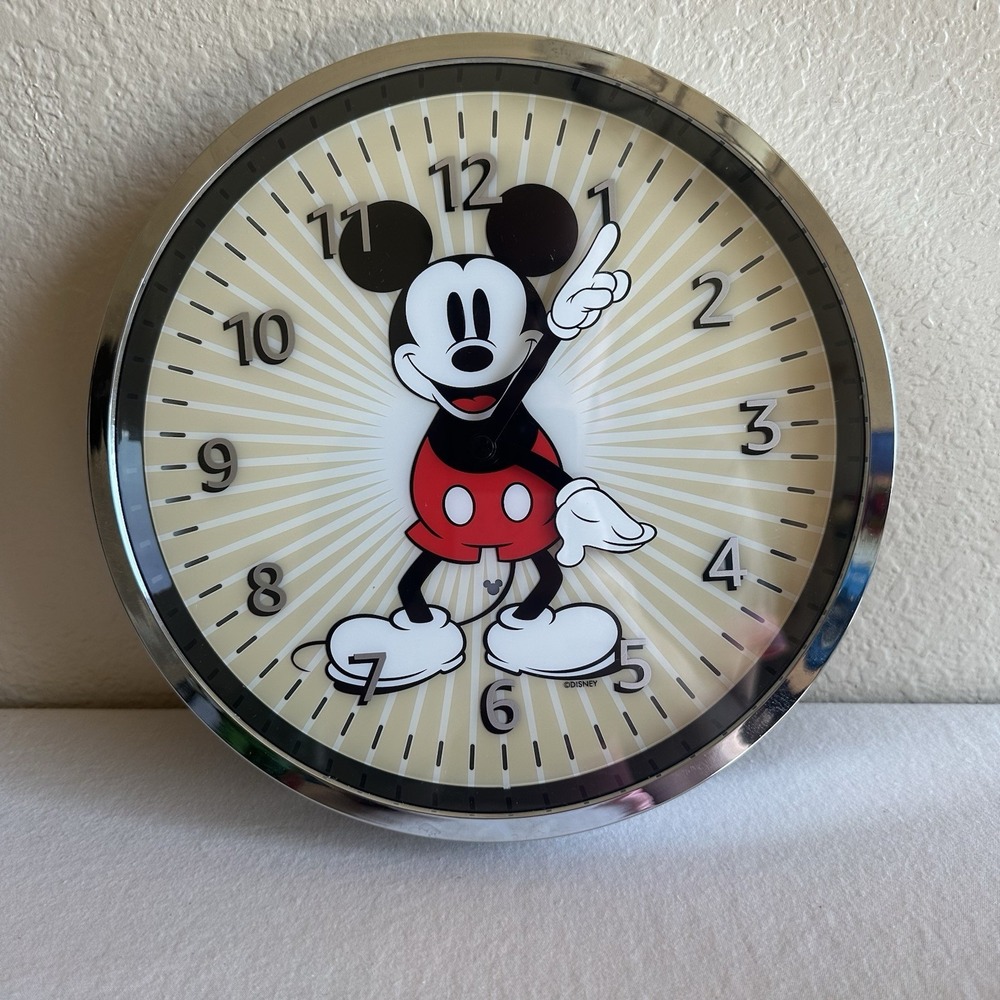 Disney‎ Mickey Mouse Edition Amazon Echo Alexa Wall Clock KL6G3L Tested Good